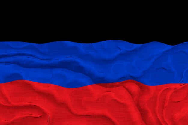 National flag of Donetsk People's Republic Background with flag of Donetsk People's Republic