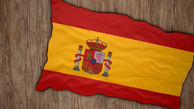 National flag of Espana Background with flag of Espana