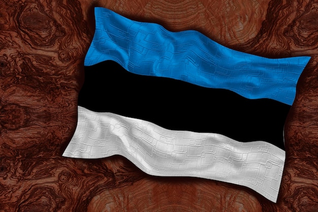 National Flag of Estonia Background with flag of Estonia