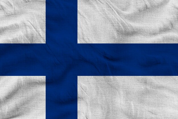 National flag of finland background with flag of finland