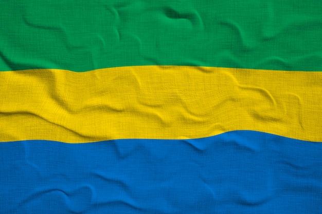 National flag of Gabon Background for editors and designers National holiday