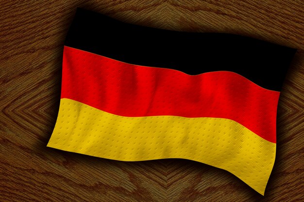 National flag of germany background with flag of germany