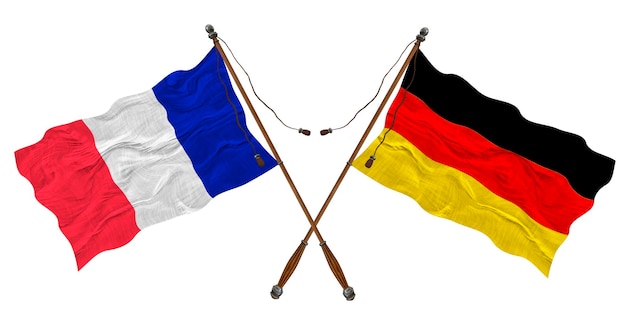 ドイツとフランスの国旗 デザイナーの背景