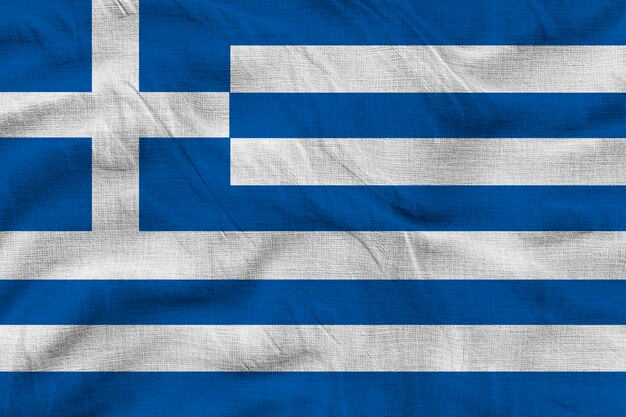 National flag of greece background with flag of greece