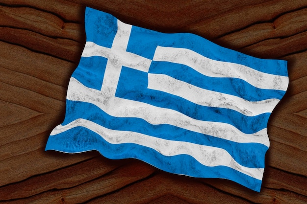 National flag of Greece Background with flag of Greece