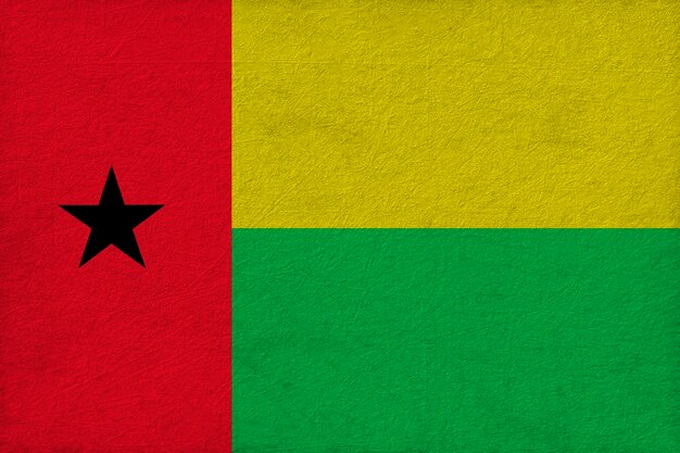 National flag of guineabissau background with flag of guineabissau