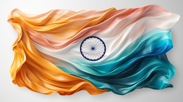 National flag of india closeup