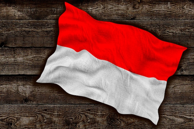 National flag of indonesia Background with flag of indonesia