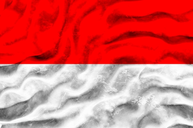 National flag of indonesia Background with flag of indonesia