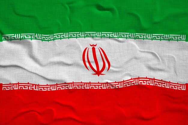 National flag of Iran Background with flag of Iran