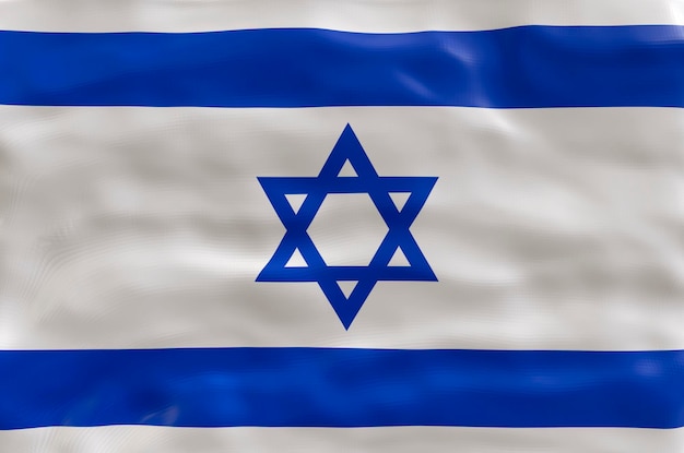 National flag of Israel Background with flag of Israel