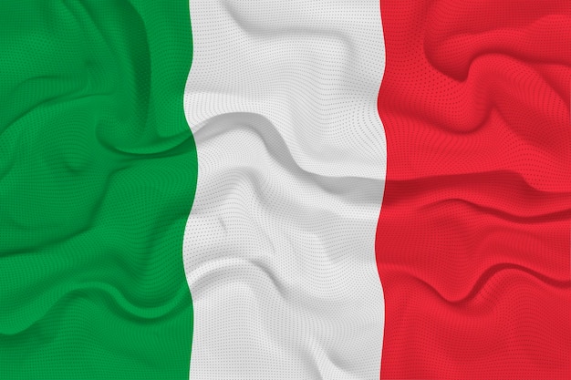 National Flag of Italy Background with flag of Italy