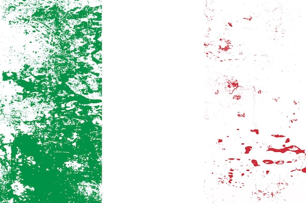 National flag of italy with texture. template for design