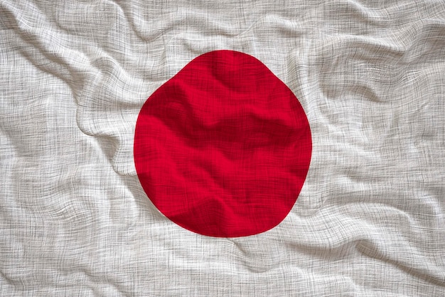 Photo national flag of japan background with flag of japan