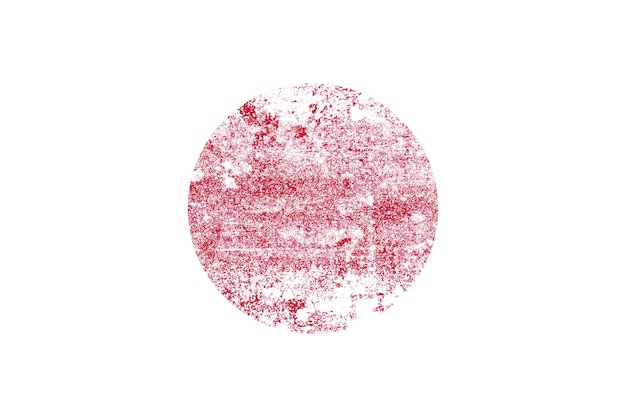 National flag of japan with texture. template for design