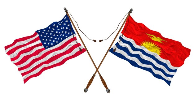 キリバスとアメリカ合衆国の国旗 デザイナーの背景