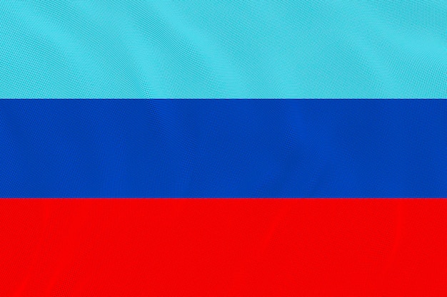 National flag of lugansk people's republic background with flag of lugansk people's republic