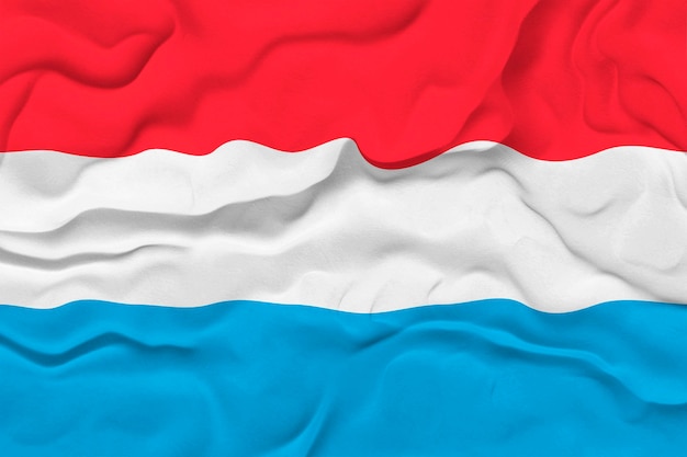 National flag of Luxembourg Background with flag of Luxembourg