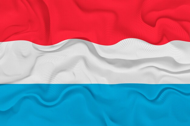 National flag of Luxembourg Background with flag of Luxembourg