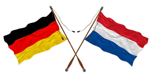 オランダとドイツの国旗 デザイナーの背景