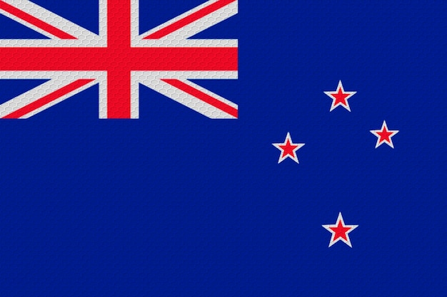 Photo national flag of new zealand background with flag ofbnew zealand