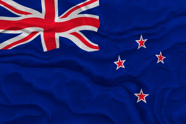 National flag of New Zealand Background with flag ofNew Zealand