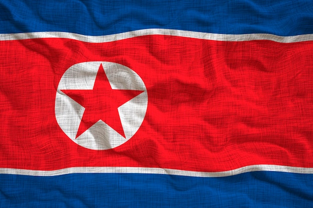 北朝鮮の国旗 北朝鮮の国旗の背景