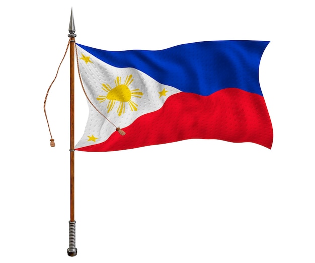 写真 フィリピンの国旗フィリピンの国旗の背景