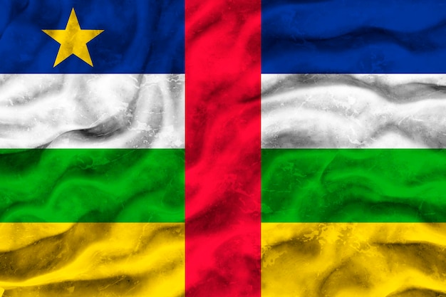 Photo national flag ofcentral arican republic background with flag ofcentral arican republic