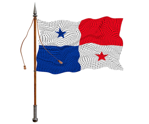 National flag of panama background with flag of panama