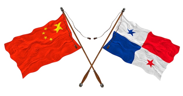 パナマと中国の国旗 デザイナーの背景