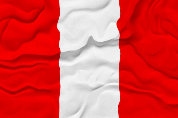 National flag of peru background with flag of peru