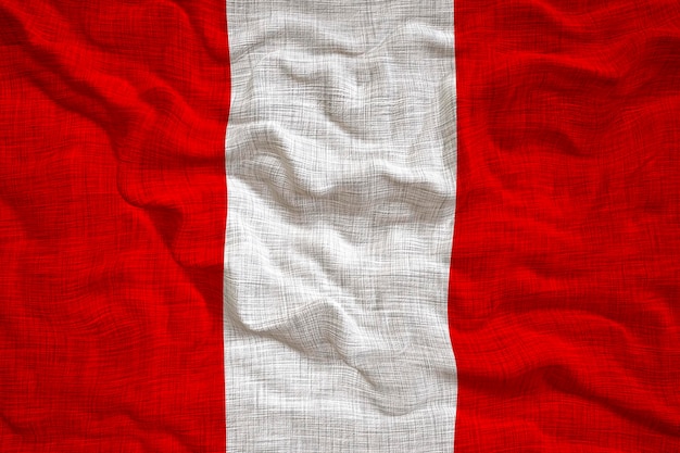 National flag of peru background with flag of peru