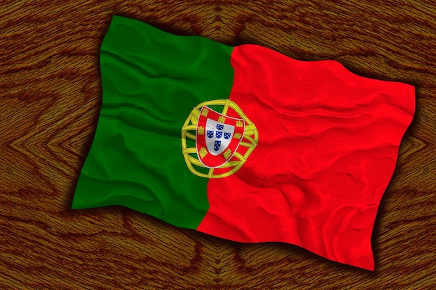 National Flag of Portugal Background with flag of Portugal