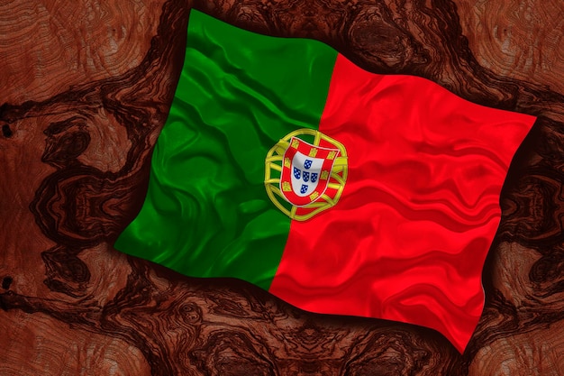 National Flag of Portugal Background with flag of Portugal