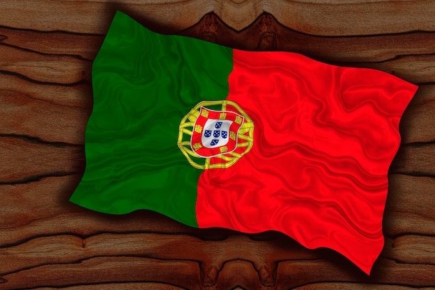 National Flag of Portugal Background with flag of Portugal