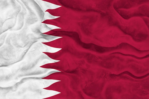 National flag of Qatar Background with flag of Qatar