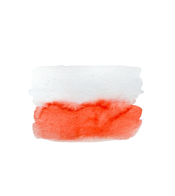 National flag Republic of Poland in watercolor style