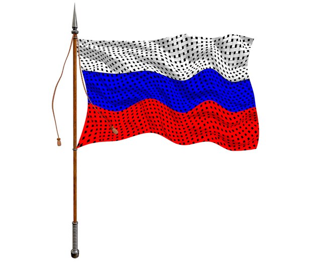 ロシアの国旗とロシアの背景の国旗