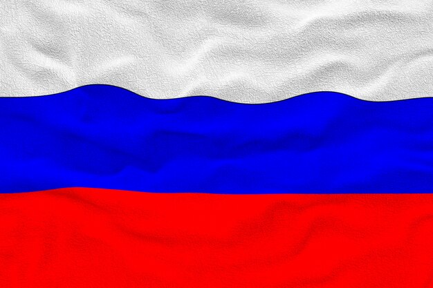 National flag of russia background with flag of russia