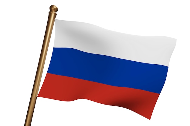 はためくロシアの国旗
