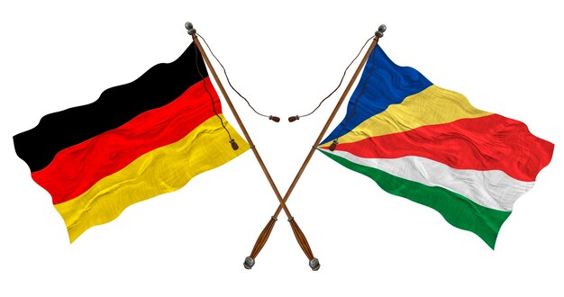 セーシェルとドイツの国旗デザイナーの背景