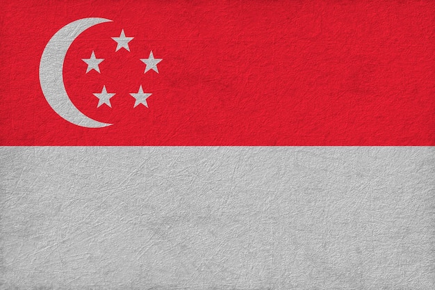 シンガポールの国旗 シンガポールの国旗の背景