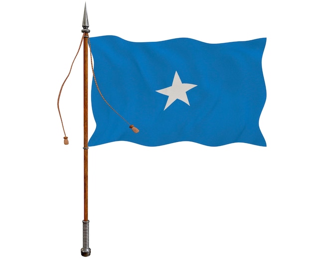 Photo national flag of somalia background with flag of somalia