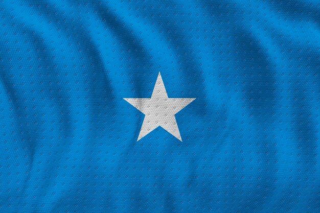 National flag of somalia background with flag of somalia