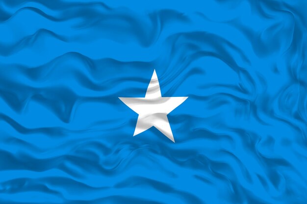 Foto bandiera nazionale della somalia sfondo con bandiera della somalia