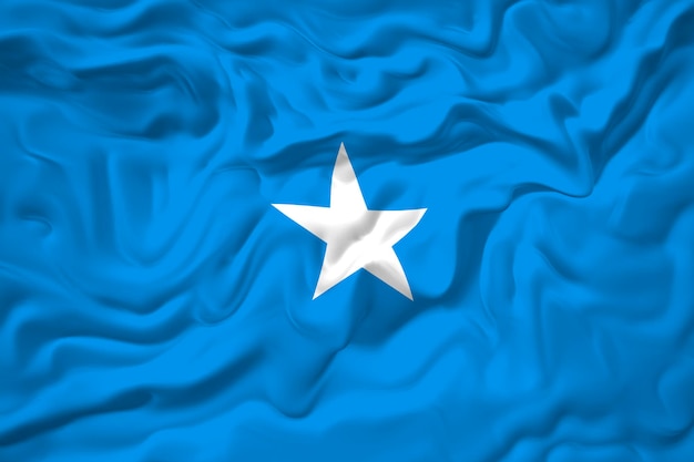 Foto bandiera nazionale della somalia sfondo con bandiera della somalia