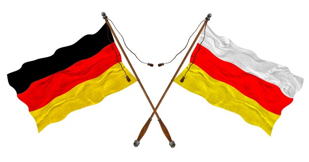 南オセチアとドイツの国旗デザイナーの背景