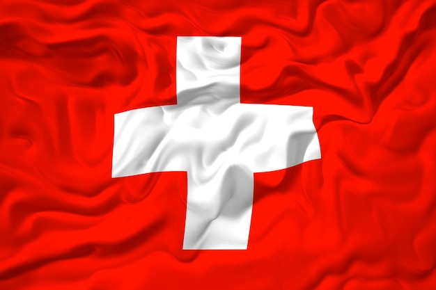 スイスの国旗 スイスの国旗の背景