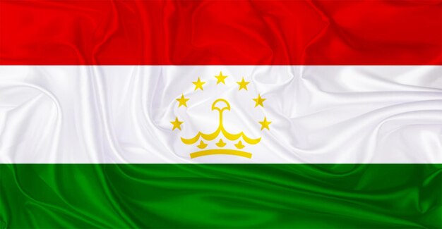 タジキスタンの国旗 飛行効果